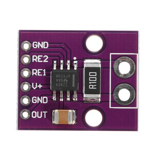 CJMCU-28 INA282 Current Split Monitor Bidirectional Low Side Or High Side High Speed Voltage Output Module CJMCU-28 INA282 Current Split Monitor Bidirectional Low Side Or High Side High Speed Voltage Output Module