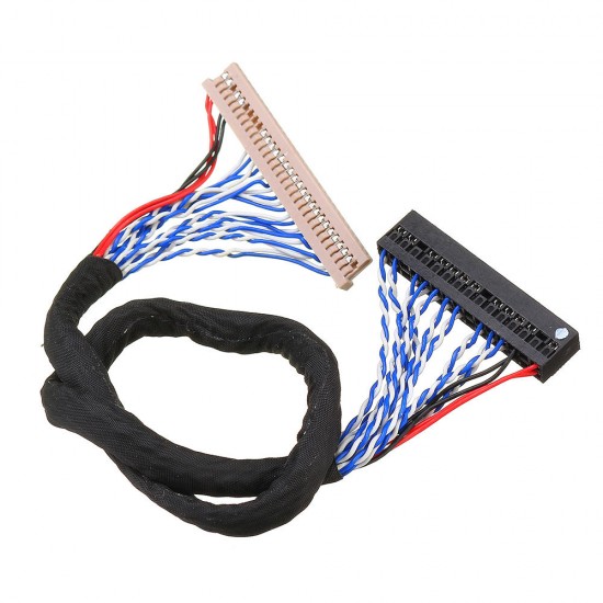 DF14-30P-Double 2CH 8-bit Screen Cable 25CM For Universal V29 V59 LCD Driver Board DF14-30P-Double 2CH 8-bit Screen Cable 25CM For Universal V29 V59 LCD Driver Board