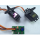 Dual Servos Knob Serial Port Control Board Futaba MG995 SG90 Steering Gear Debugging Module