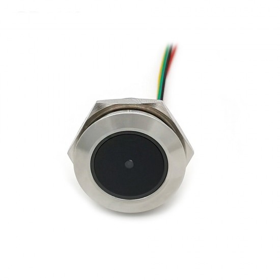 GM60 1D/2D Bar Code QR Code Barcode Reader Module Stainless Steel LED Control Ring Indicator Light UART Interface