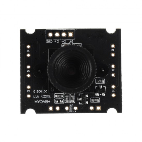 HBVCAM-1805 V11 0.3MP CMOS High Performance 30fps VGA Mini USB Camera Module GC0308 640*480 50°FOV with USB Cable