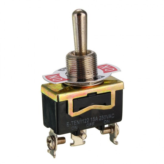 Heavy Duty Metal Toggle Flick Switch ON OFF ON 12V SPDT