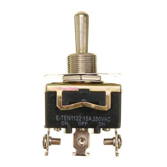Heavy Duty Metal Toggle Flick Switch ON OFF ON 12V SPDT