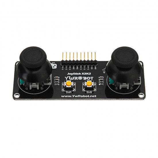 JoyStick 2 Channel PS2 Game Rocker Push Button Module for Arduino - products that work with official Arduino boards