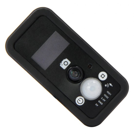 T-Camera Black PVC Case and Soft Rubber Sleeve For WROVER with PSRAM Camera Module OV2640 0.96 OlED Development Board