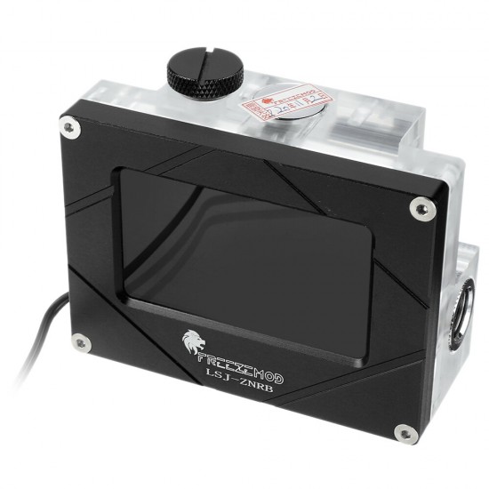 LSJ-ZNRB Mounted Version Intelligent Water Cooling System Monitor Temperature Flow Rate Air Pressure Water Pump PWM Black/Silver LSJ-ZNRB Mounted Version Intelligent Water Cooling System Monitor Temperature Flow Rate Air Pressure Water Pump PWM Black/Silver