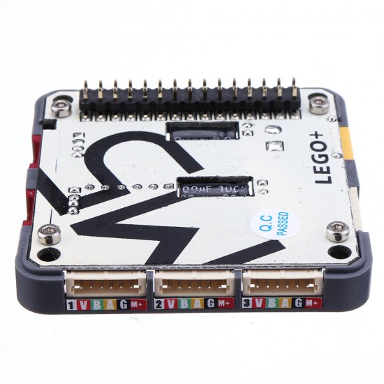 LE GO+ Module MEGA328 Inside 4 Channels DC Encoder Motor Module with 10cm Motor and DC Adapter I2C Compatible M5 ESP32 Board