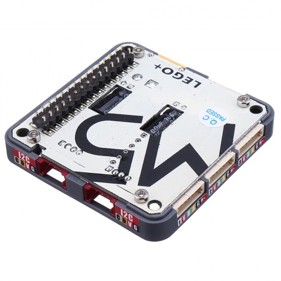 LE GO+ Module MEGA328 Inside 4 Channels DC Encoder Motor Module with 10cm Motor and DC Adapter I2C Compatible M5 ESP32 Board LE GO+ Module MEGA328 Inside 4 Channels DC Encoder Motor Module with 10cm Motor and DC Adapter I2C Compatible M5 ESP32 Board