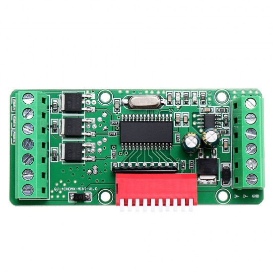 Mini 3 or 4 Channel LED DMX512 Decoder Board with Pull Code Constant Control Light Strip for Stage or LED Advertising Signboards