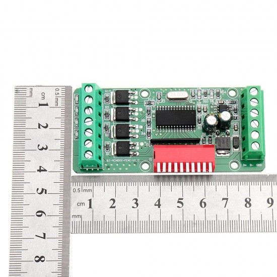 Mini 3 or 4 Channel LED DMX512 Decoder Board with Pull Code Constant Control Light Strip for Stage or LED Advertising Signboards