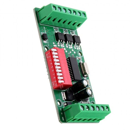 Mini 3 or 4 Channel LED DMX512 Decoder Board with Pull Code Constant Control Light Strip for Stage or LED Advertising Signboards