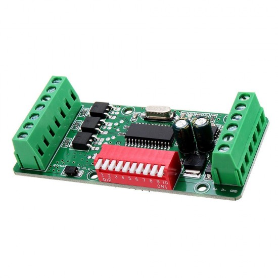 Mini 3 or 4 Channel LED DMX512 Decoder Board with Pull Code Constant Control Light Strip for Stage or LED Advertising Signboards