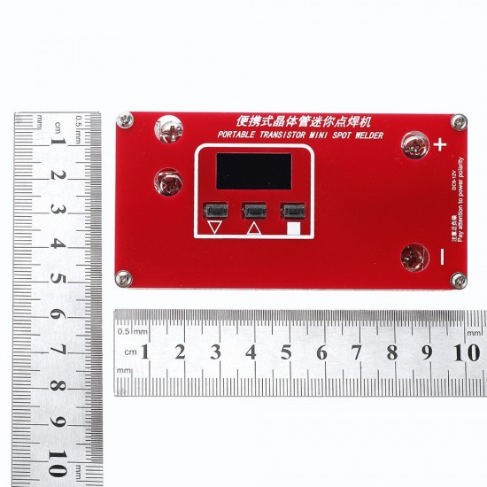 Portable DIY Mini Spot Welder Machine with LCD Display Automatic Touch Welding Mode for 18650 Battery 12V Car Battery