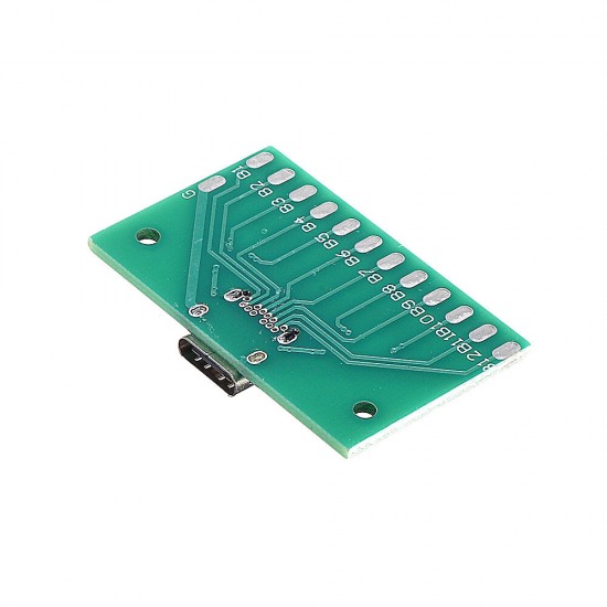 TYPE-C Female Test Board USB 3.1 with PCB 24P Female Connector Adapter For Measuring Current Conduction