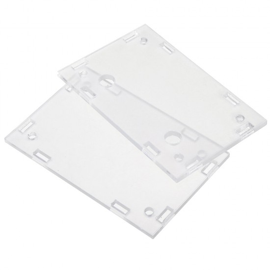 Transparent Acrylic Sheet Housing Case For DSP & PLL Digital Stereo FM Radio Receiver Module Transparent Acrylic Sheet Housing Case For DSP & PLL Digital Stereo FM Radio Receiver Module