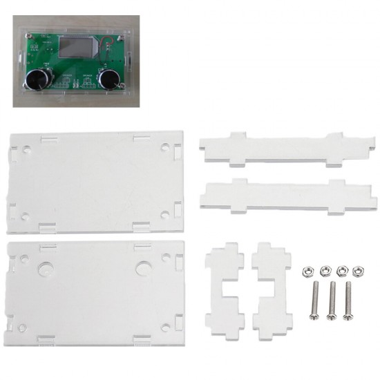 Transparent Acrylic Sheet Housing Case For DSP & PLL Digital Stereo FM Radio Receiver Module Transparent Acrylic Sheet Housing Case For DSP & PLL Digital Stereo FM Radio Receiver Module