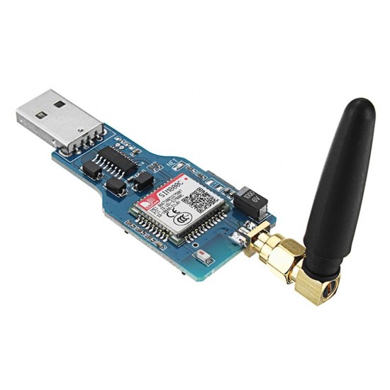 USB to GSM Serial GPRS SIM800C Module With bluetooth Sim900a Computer Control Calling With Antenna