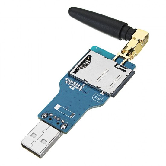 USB to GSM Serial GPRS SIM800C Module With bluetooth Sim900a Computer Control Calling With Antenna