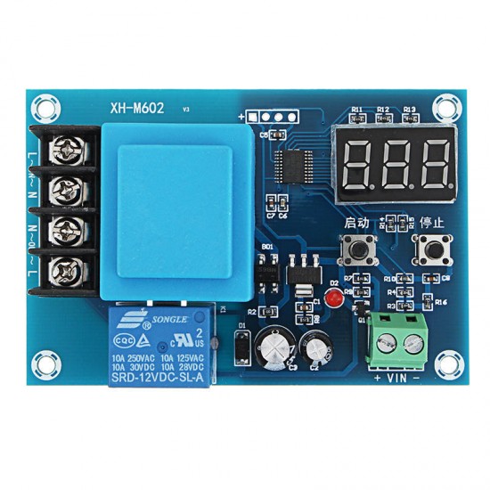 XH-M602 Lithium Battery Charging Control Module Overcharge Protection Digital Display High Accuracy Voltage Controller XH-M602 Lithium Battery Charging Control Module Overcharge Protection Digital Display High Accuracy Voltage Controller