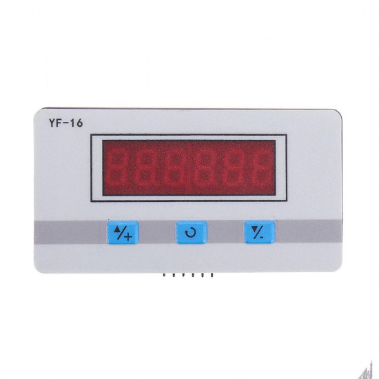 YF-16 Trigger Frequency Counter Module Accumulator 6-Bit Red Digital Tube Display PNP NPN Signal Trigger DC/AC 5V-27V YF-16 Trigger Frequency Counter Module Accumulator 6-Bit Red Digital Tube Display PNP NPN Signal Trigger DC/AC 5V-27V