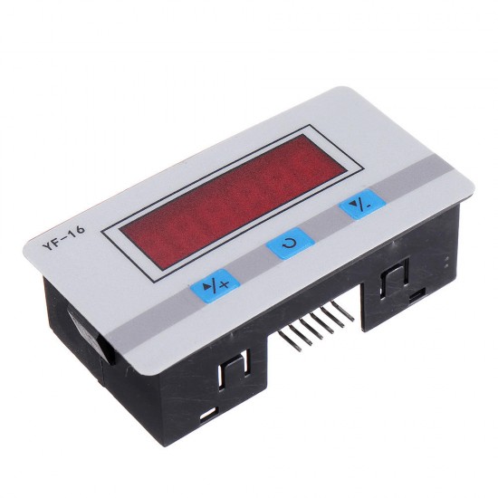 YF-16 Trigger Frequency Counter Module Accumulator 6-Bit Red Digital Tube Display PNP NPN Signal Trigger DC/AC 5V-27V