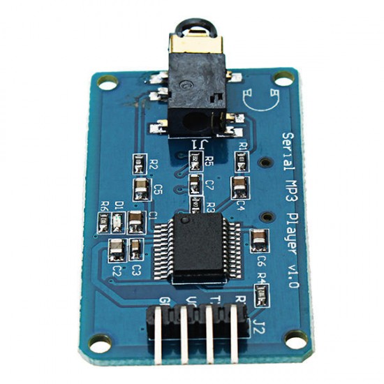 YX5300 MP3 Player Module Voice Serial Port Control Module With TF Card Slot YX5300 MP3 Player Module Voice Serial Port Control Module With TF Card Slot