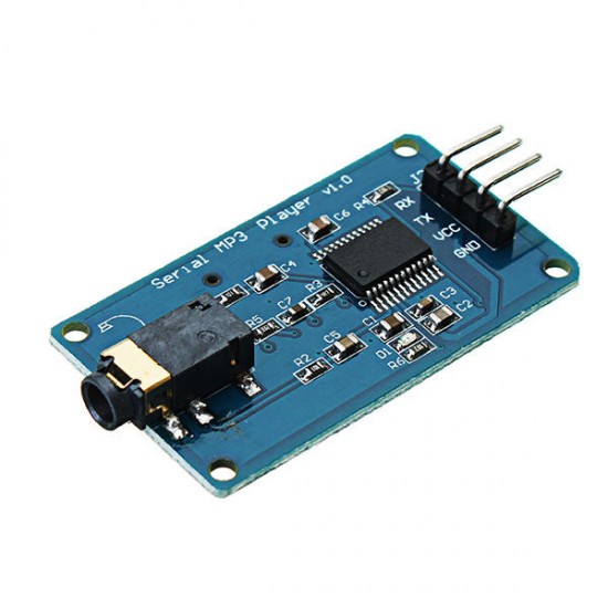 YX5300 MP3 Player Module Voice Serial Port Control Module With TF Card Slot YX5300 MP3 Player Module Voice Serial Port Control Module With TF Card Slot