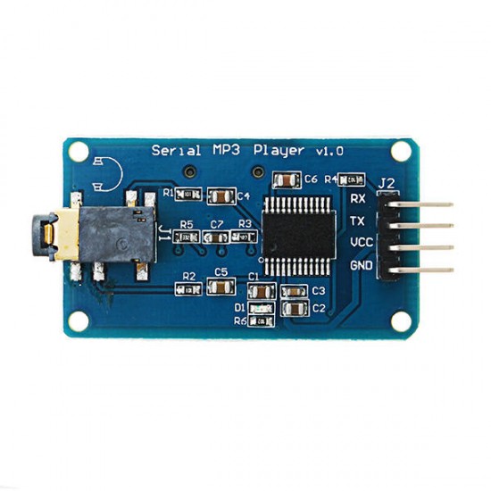 YX5300 MP3 Player Module Voice Serial Port Control Module With TF Card Slot YX5300 MP3 Player Module Voice Serial Port Control Module With TF Card Slot