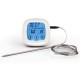 2 in 1 Touchscreen Thermometer Kitchen Timer with Oven 2 Probes Food Kitchen Cooking Thermometer