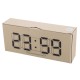 3D Alarm Clock LED Date Display Digital Temperature Snooze Table Wall Hanging