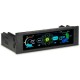 5.25'' Color Display Drive Bay PC Computer CPU Cooling LCD Front Panel Temperature Controller Fan Speed Control for Desktop