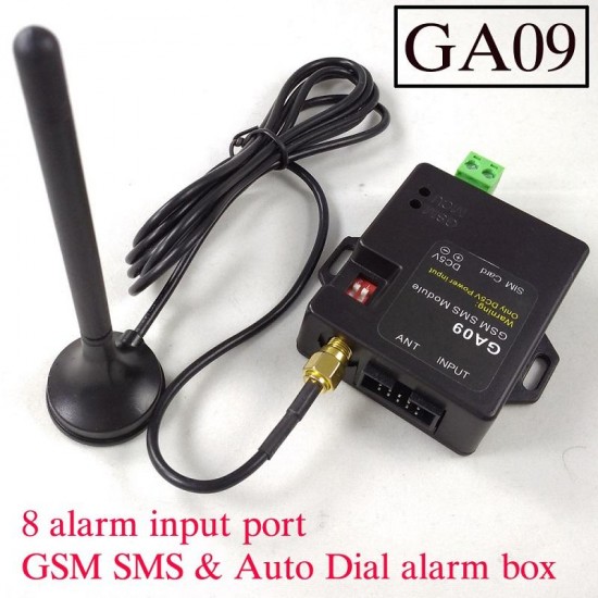 8 Channel GSM SMS Alarm Box Water and Temperature Alarm for Home Warehouse