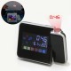 A84503 Projection Digital Thermometer Snooze Alarm Clock LCD Display Screen Weather Thermometer