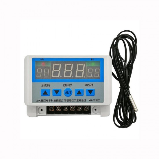 AC 220V DC 12V 24V Digital Thermostat 30A Thermometer Temperature Switch Wall Hanging Max 6600W AC 220V DC 12V 24V Digital Thermostat 30A Thermometer Temperature Switch Wall Hanging Max 6600W