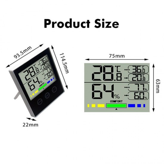 CH-910 Electronic LCD Digital Display Thermometer Hygrometer