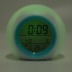 Colorful Electronic Desk Alarm Clock without Natural Sound Glowing Spherical Children's Pat Night Light