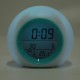 Colorful Electronic Desk Alarm Clock without Natural Sound Glowing Spherical Children's Pat Night Light