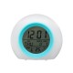 Colorful Electronic Desk Alarm Clock without Natural Sound Glowing Spherical Children's Pat Night Light