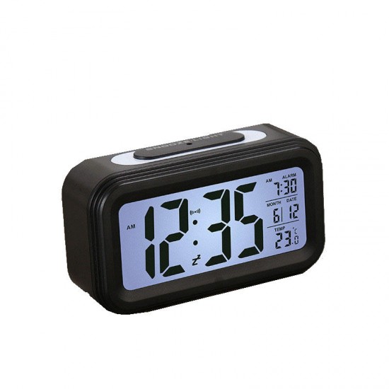 Digital Alarm Clocks Student Clocks Large LCD Display Snooze Electronic Kids Clocks Light Sensor Nightlight Office Table Clocks