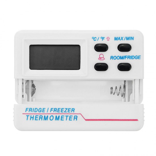 Digital Fridge Refrigerator Temperature Meter Thermometer Alarm with Sensor °° Digital Fridge Refrigerator Temperature Meter Thermometer Alarm with Sensor °°