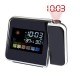 Digital LCD Color Screen Projection Electronic Thermometer Hygrometer Timer