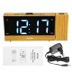 Digital Projection Alarm Clock LED Dual Alarm Radio Snooze FM Radio USB Charging Digital Projection Alarm Clock LED Dual Alarm Radio Snooze FM Radio USB Charging
