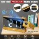 Digital Projection Alarm Clock LED Dual Alarm Radio Snooze FM Radio USB Charging