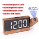 Digital Projection Alarm Clock LED Dual Alarm Radio Snooze FM Radio USB Charging Digital Projection Alarm Clock LED Dual Alarm Radio Snooze FM Radio USB Charging