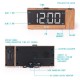 Digital Projection Alarm Clock LED Dual Alarm Radio Snooze FM Radio USB Charging Digital Projection Alarm Clock LED Dual Alarm Radio Snooze FM Radio USB Charging