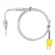 EGT K Type Thermocouple Temperature Controller Tools 0-1250 C Exhaust Gas Temp Sensor Probe Connector with Exposed Tip