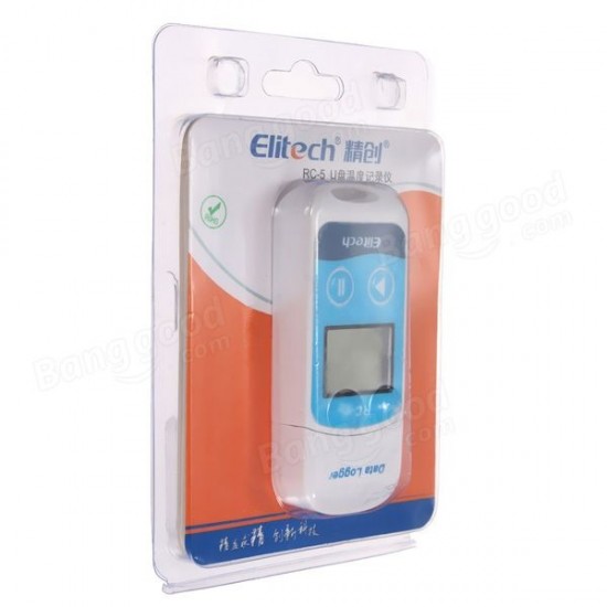 ElRC-5 Mini USB LCD Display Screen Temperature Data Logger Recorder