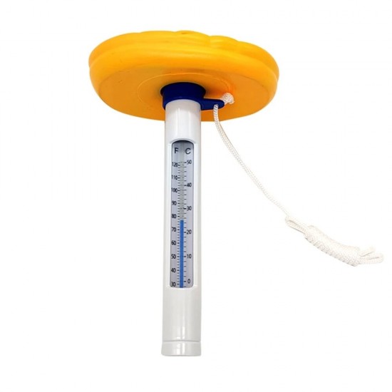 Floating Pool Thermometer °°Accurate Temperature Readings Cartoon Swimming Pool Water Thermometer with String