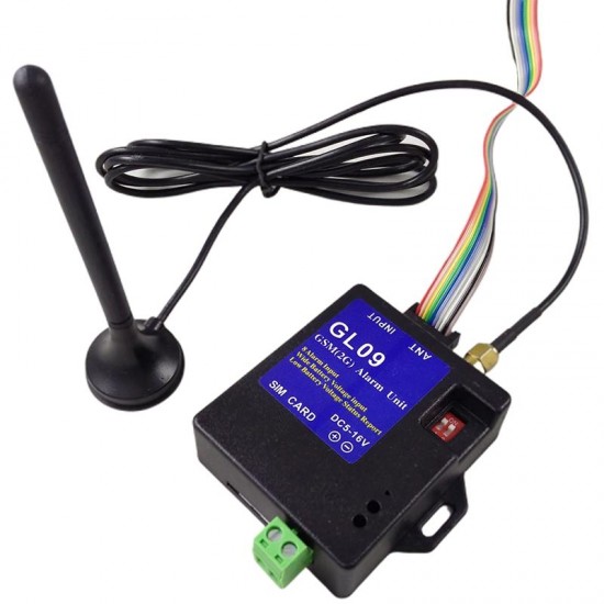 GL09 8 Channel Battery Operated App Control GSM Alarm System SMS Alert