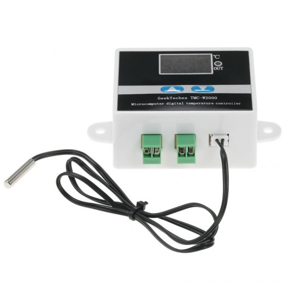 TMC-W2000 AC110-220V 1500W LCD Digital Thermostat Thermometer Temperature Meter Thermoregulator + Waterproof Sensor Probe
